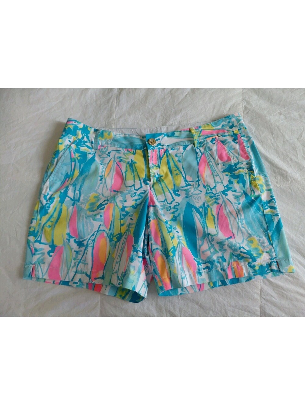 Lilly Pulitzer The Jayne Short  Multicolor Size 14 Excellent Condition #733